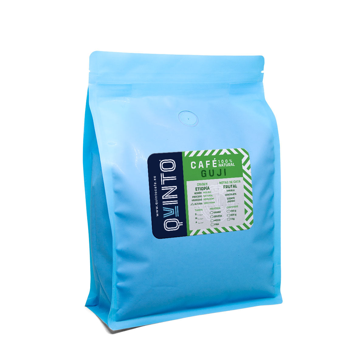 Café de Etiopía- Mulish- Guji, Notas frutales, Proceso Natural variedad Heirloom