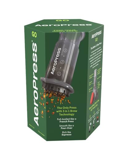 Caja de la cafetera AeroPress Go - Quinto Café