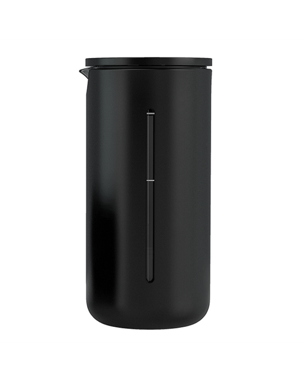 Prensa francesa Timemore U negra de 450 ml con funda de silicona y visor lateral